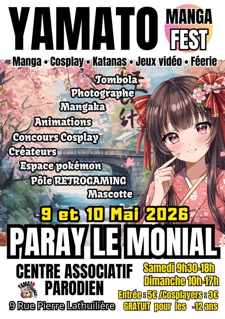 YAMATO MANGA FEST PARAY LE MONIAL