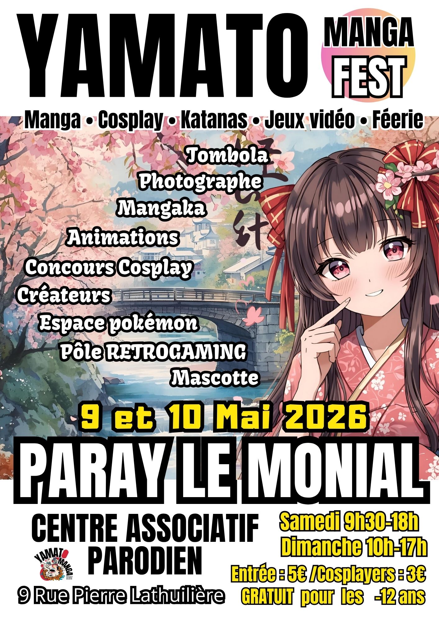 YAMATO MANGA FEST PARAY LE MONIAL