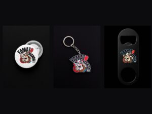 Pack Yamato : badge + porte-clés + décapsuleur